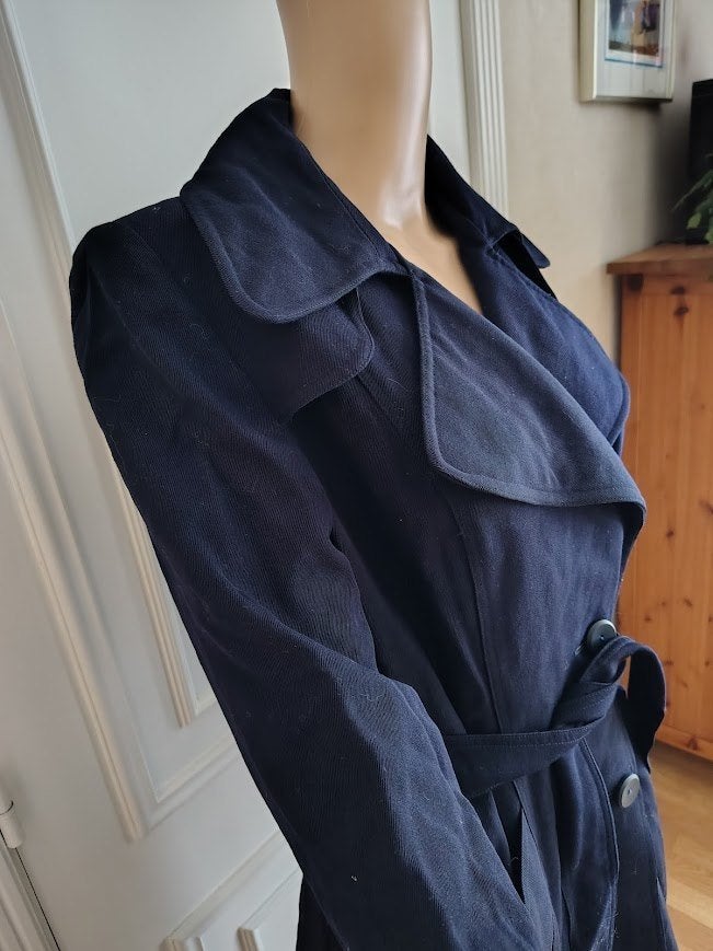 Vintage winter mantel, Envoi, Taille 38/40 (M), Bleu