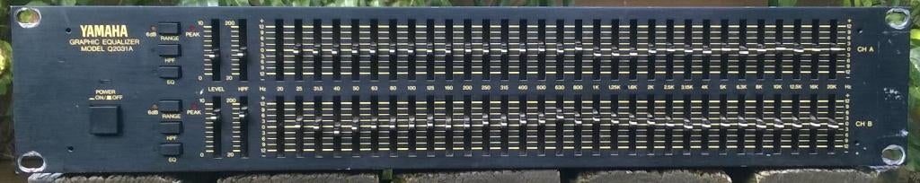 Equalizer Yamaha Q-2031A, Ophalen of Verzenden, Gebruikt, Equalizer