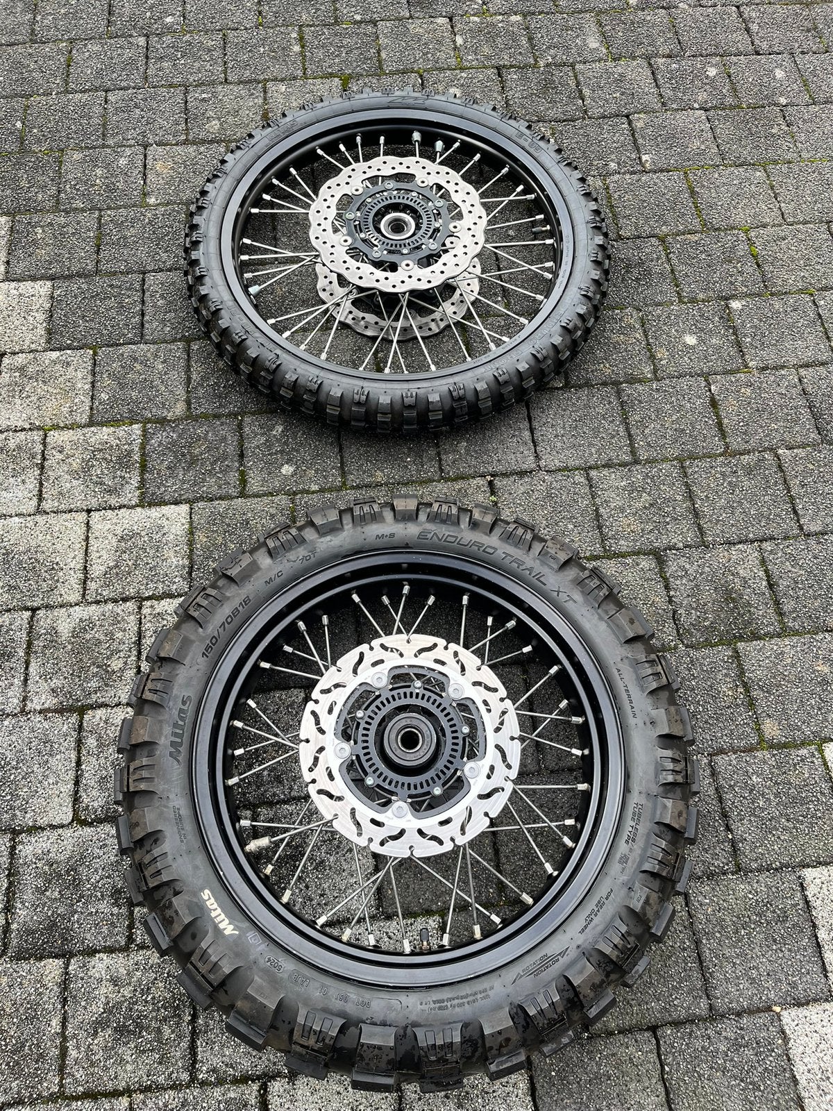 Complete wielset yamaha tenere 700, Motoren, Ophalen, Gebruikt