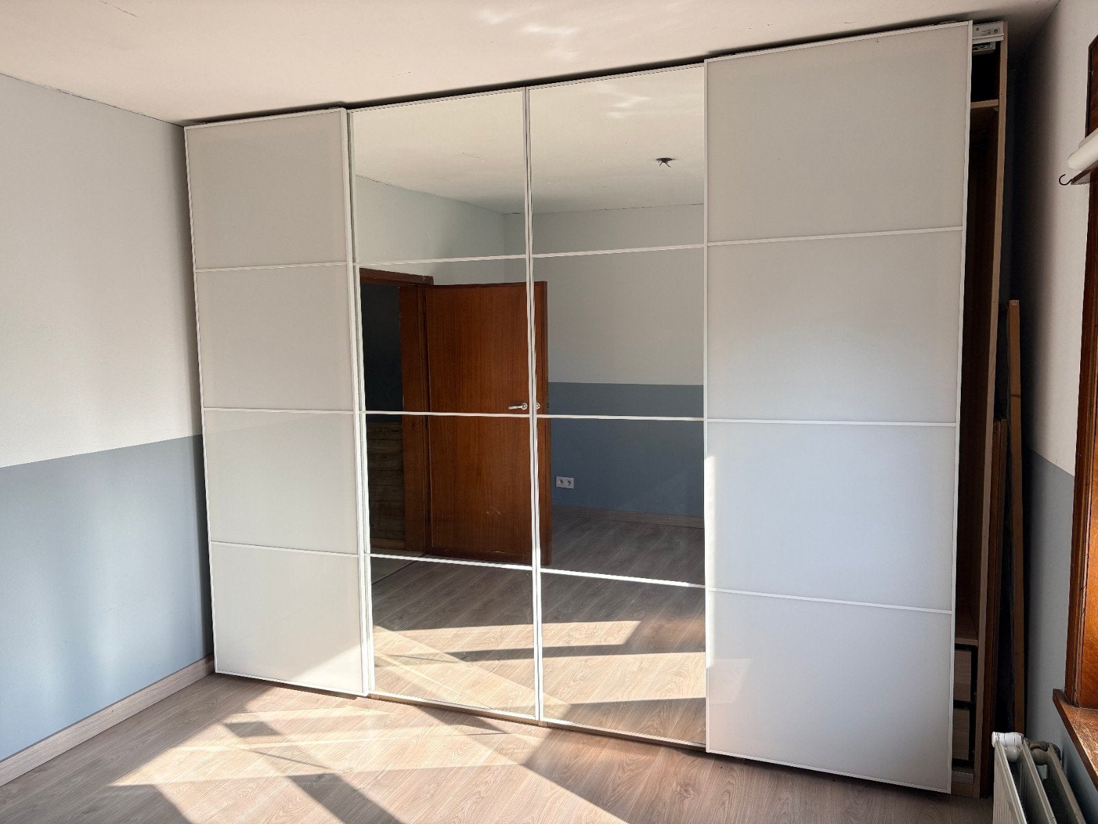 glazen schuifdeuren voor IKEA pax, Ophalen, Gebruikt