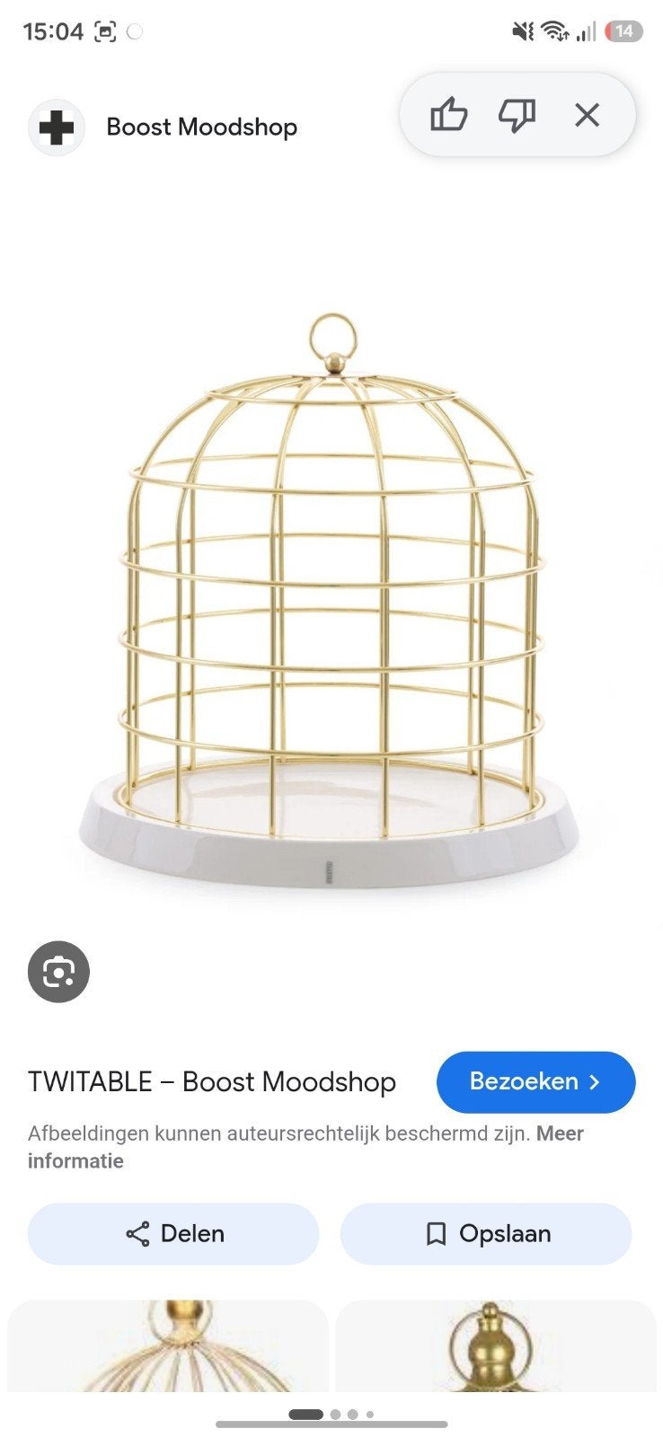 decoratie vogelnest, Huis en Inrichting, Woonaccessoires | Wanddecoraties, Ophalen of Verzenden