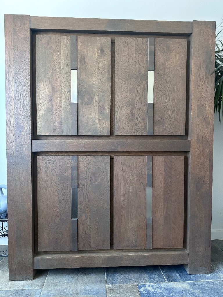 Set kasten massief hout, Antiek en Kunst, Ophalen