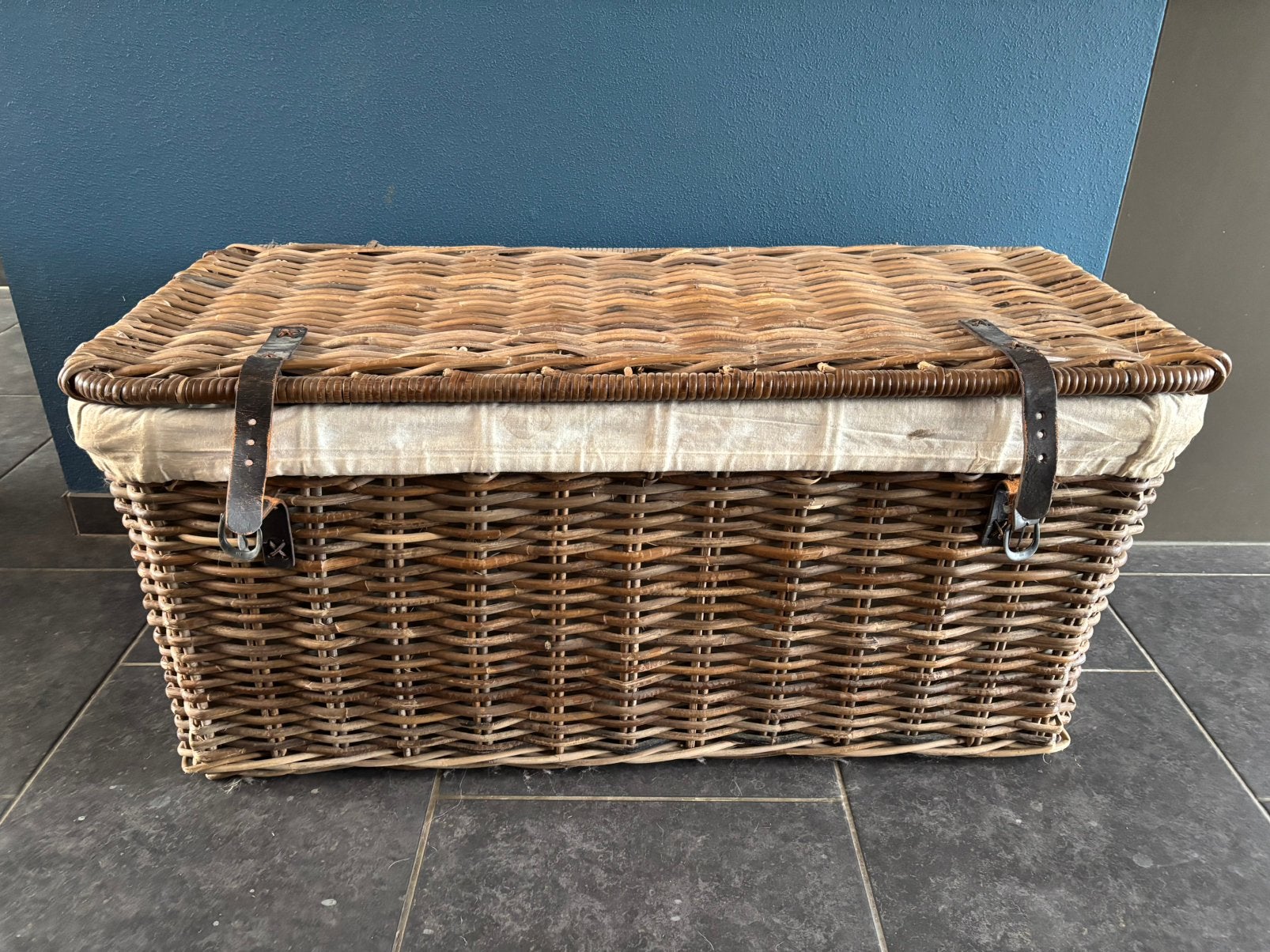 Rieten kist van 50/106 cm, Huis en Inrichting, Ophalen, Gebruikt, 100 tot 150 cm, 5 – 50