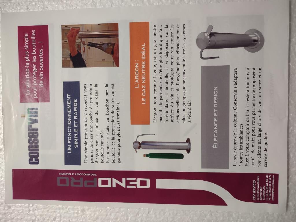 Conserchampagn, Ophalen, Nieuw