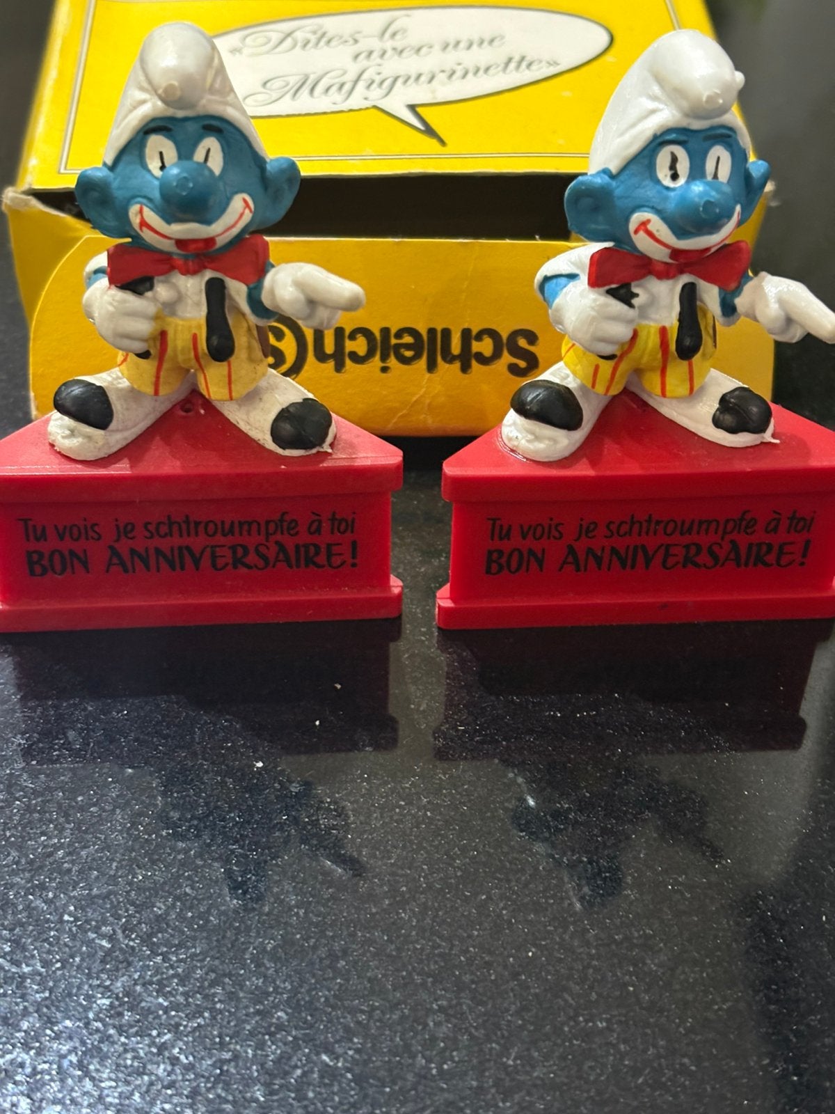 Vintage Smurfenfiguur, Verzamelen, Smurfen, Ophalen of Verzenden, Zo goed als nieuw