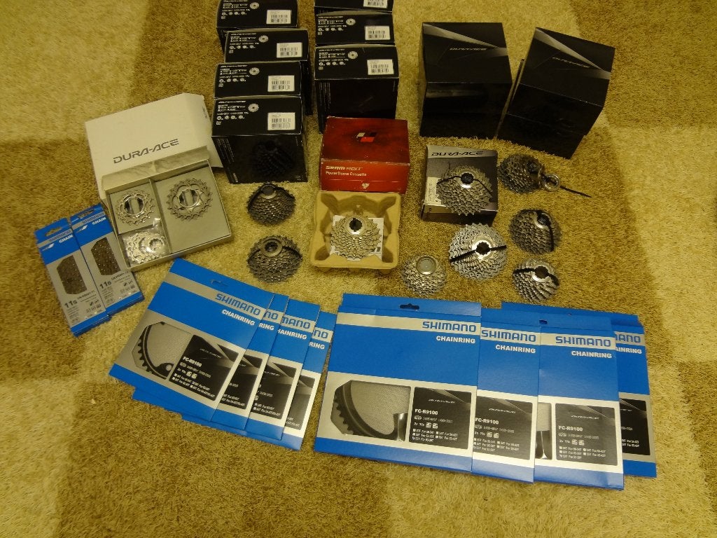 opruiming nieuw set dura ace r9100 11 sp cassette of bladen, Ophalen of Verzenden, Nieuw, Overige typen