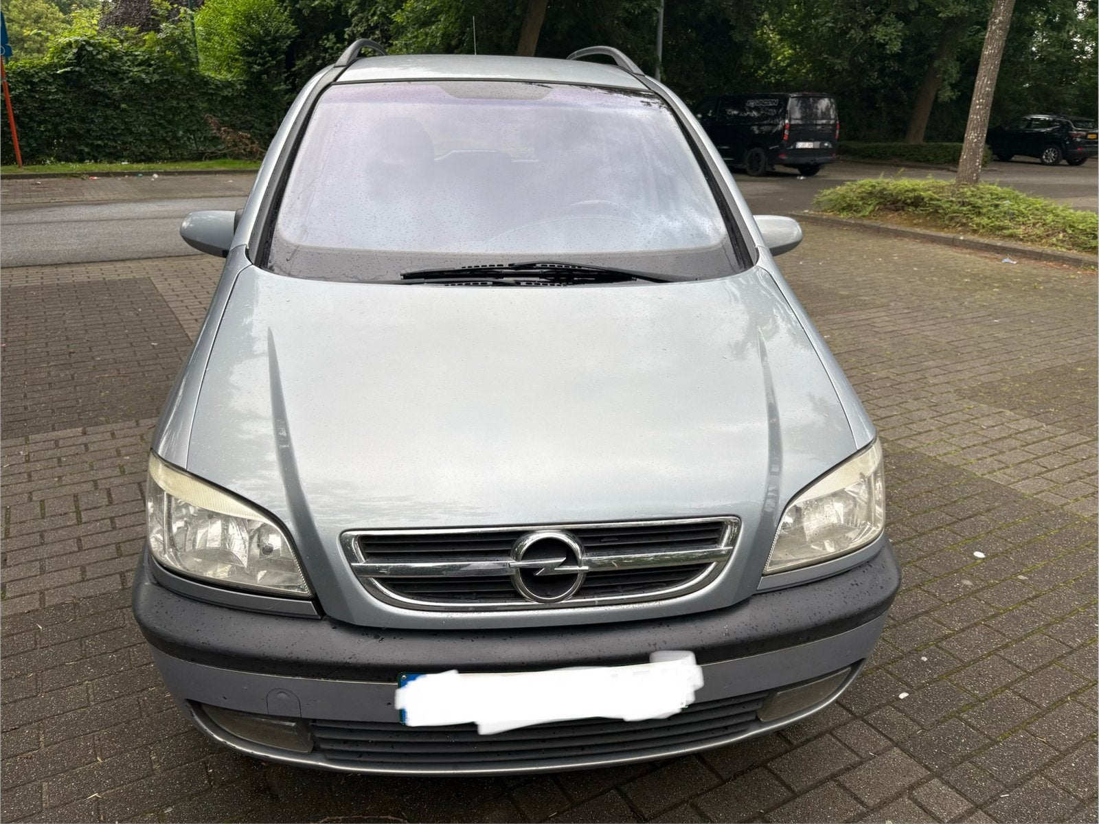 Opel Zafira 1.6 benzine 2003 145000, Autos, Argent ou Gris, 7 places, Boîte manuelle, 5 portes