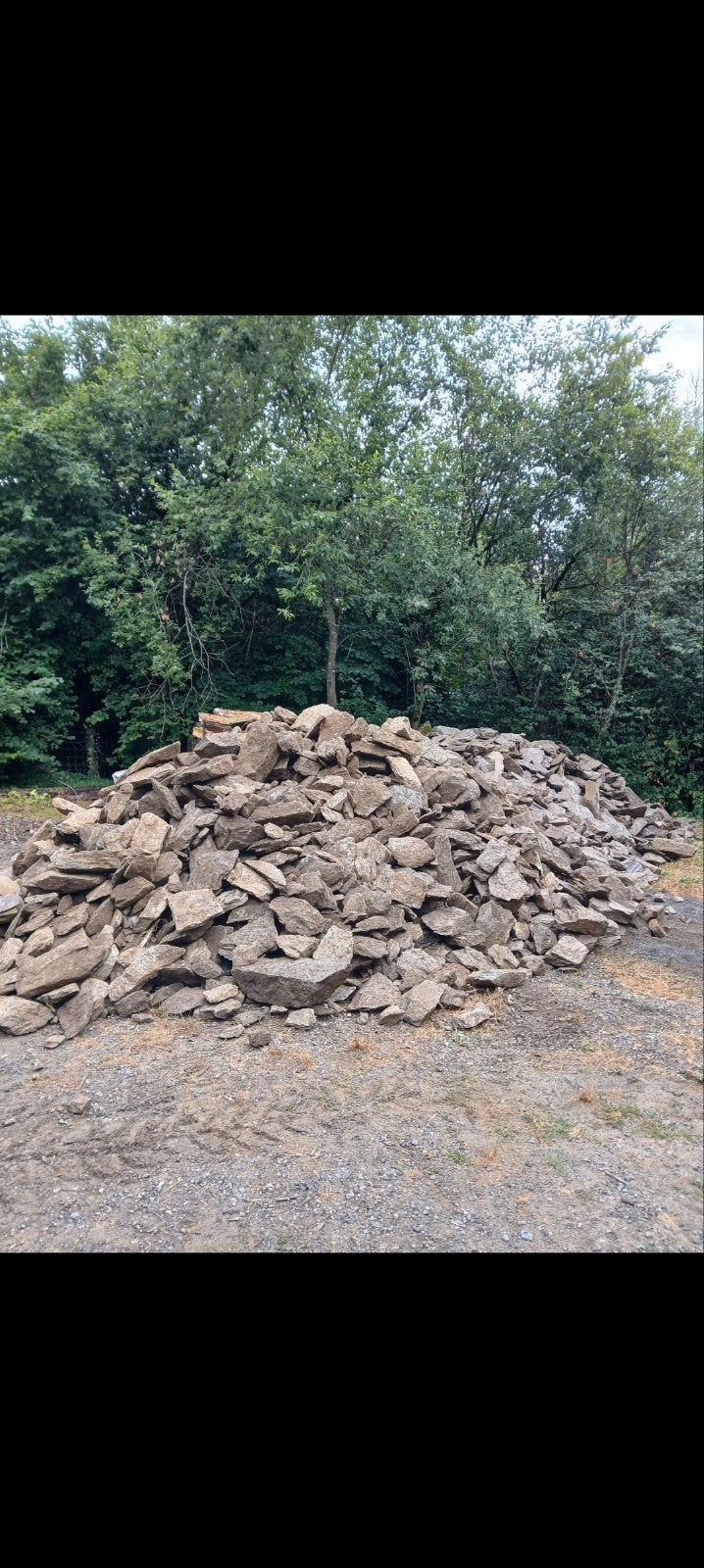 pierres de maçonnerie, Enlèvement