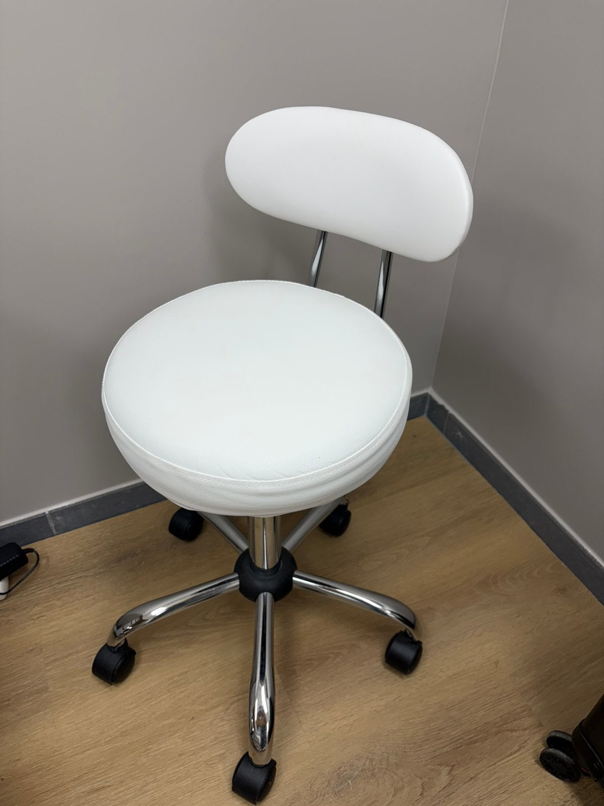 Tabouret, Ophalen, Zo goed als nieuw, Wit