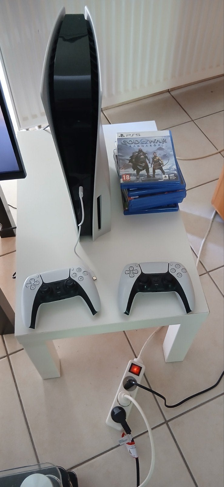 Ps5 + 7 jeux + 2 manettes, Ophalen