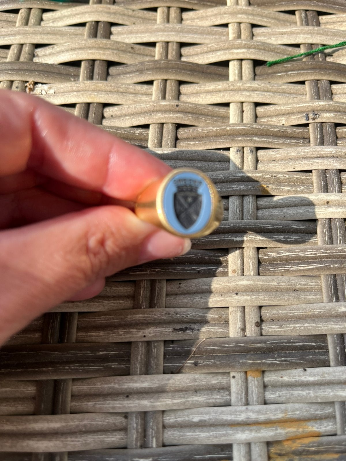 Sabena Zegelring Niccolo 18k, Ophalen of Verzenden, Gebruikt