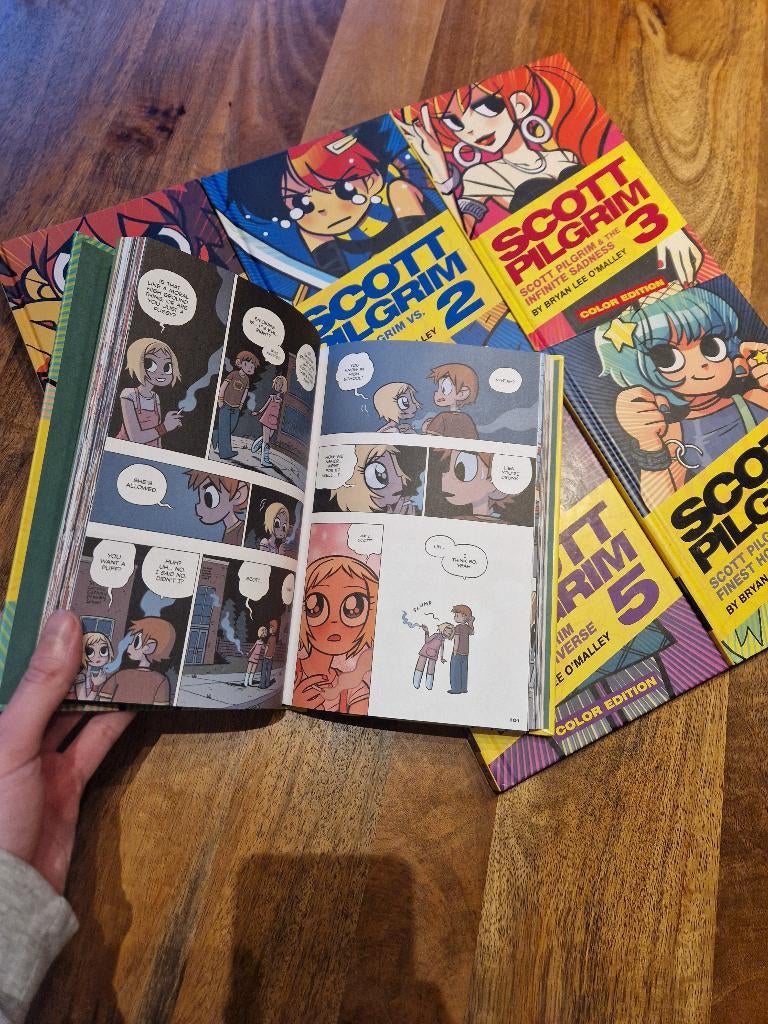 Scott Pilgrim vs The World, Volledige Collectie, Boeken, Complete serie of reeks, Ophalen, Zo goed als nieuw, Bryan Lee O'Malley