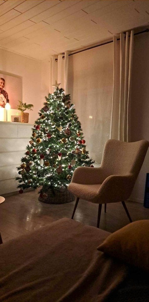 Grote kerstboom met versiering, Enlèvement, Comme neuf