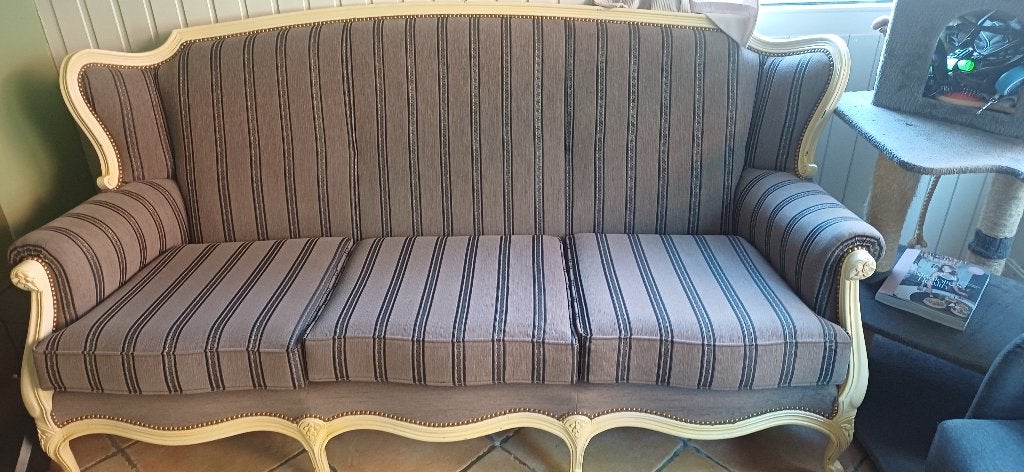 Vintagezetel voor drie personen, Huis en Inrichting, Ophalen, 250 tot 300 cm, Gebruikt, Vintage