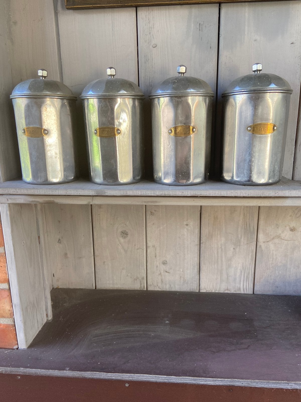4 stuks Vintage voorraad bussen, Ophalen
