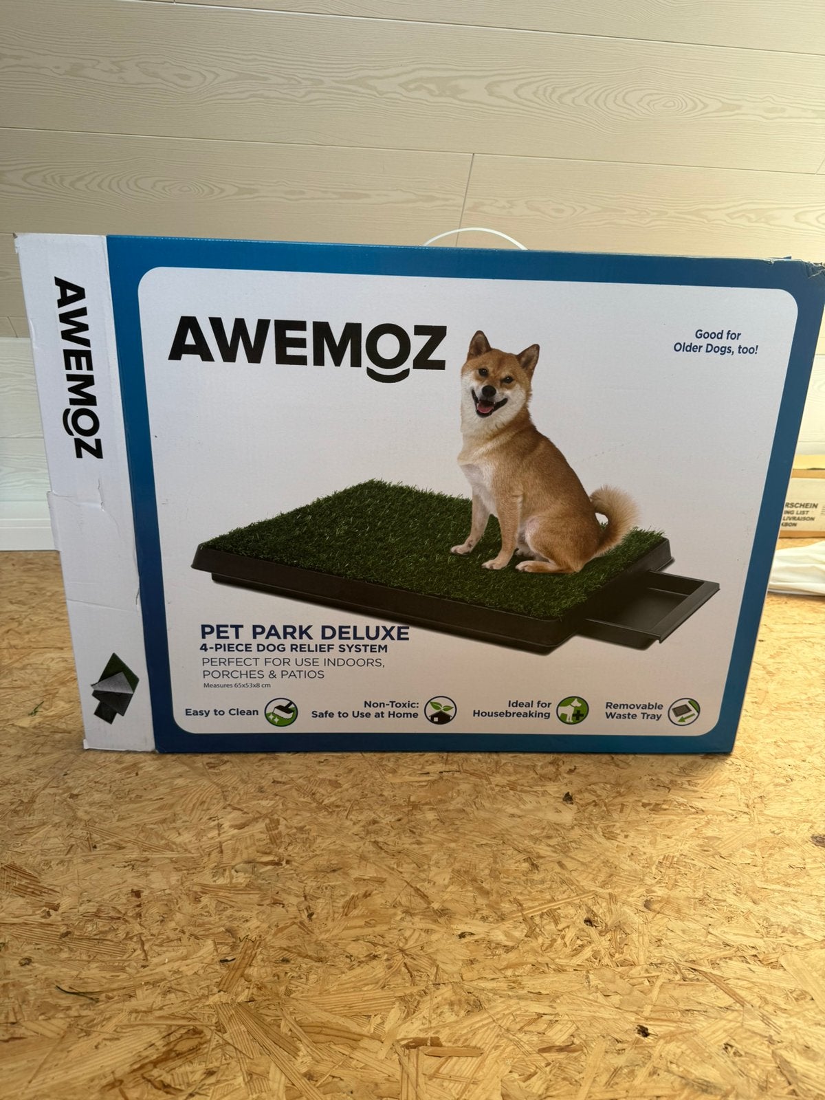 Pet park deluxe in-&outdoor Awemoz, Ophalen, Zo goed als nieuw
