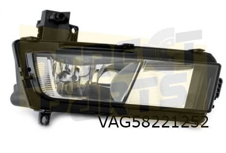 Volkswagen Touran (7/15- 6/17) mistlamp Rechts chrome OES! 5, Neuf, -, Volkswagen, -