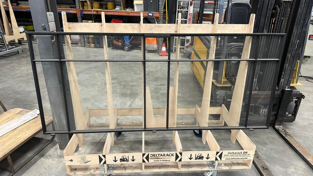 Stalen deur assymetrisch, Ophalen, Zo goed als nieuw