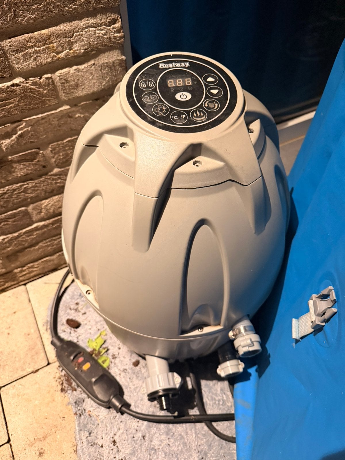 Bestway jacuzzi pomp, Ophalen, Pomp