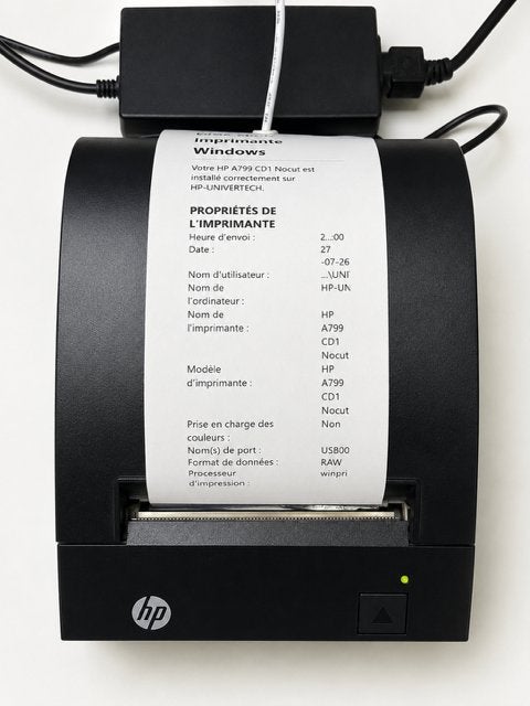 Imprimante thermique HP A799 USB + Ethernet (Réseau), Imprimante, Enlèvement, Imprimante thermique, HP