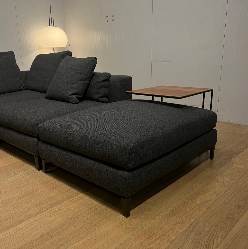 ÉTAT NEUF Minotti Andersen Canapé d'angle + GARANTIE, Quatre personnes ou plus, Comme neuf, Tissus, Design Bank Bankstel Zetel Hoekbank Minotti