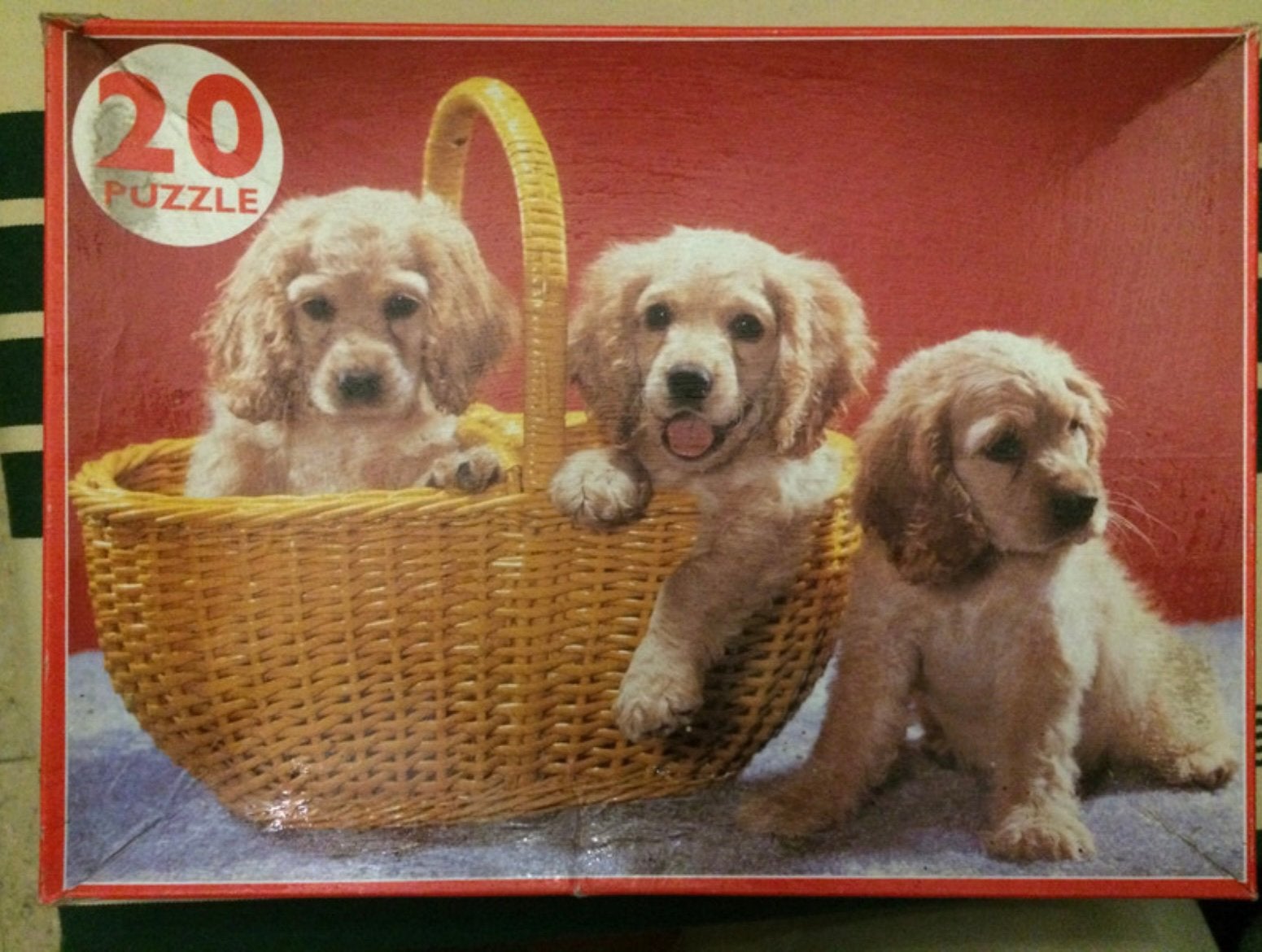 Puzzel Golden Retrievers 20 stukjes, Enlèvement ou Envoi, 10 à 50 pièces, Utilisé, 2 à 4 ans