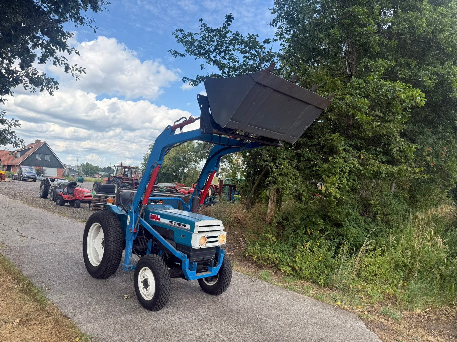 mitsubishi 1850 trekker / traktor / tractor, Enlèvement
