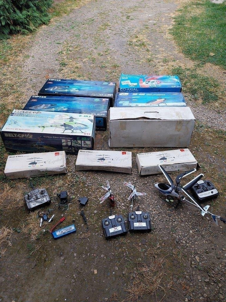 RC helis, Hobby en Vrije tijd, Ophalen, Zo goed als nieuw, Elektro, Helikopter