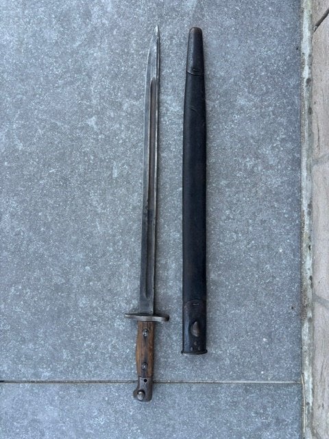 Britse 1907 SMLE Bajonet Zeldzame Fabrikant, Collections, Enlèvement ou Envoi, Armée de terre, Épée ou sabre