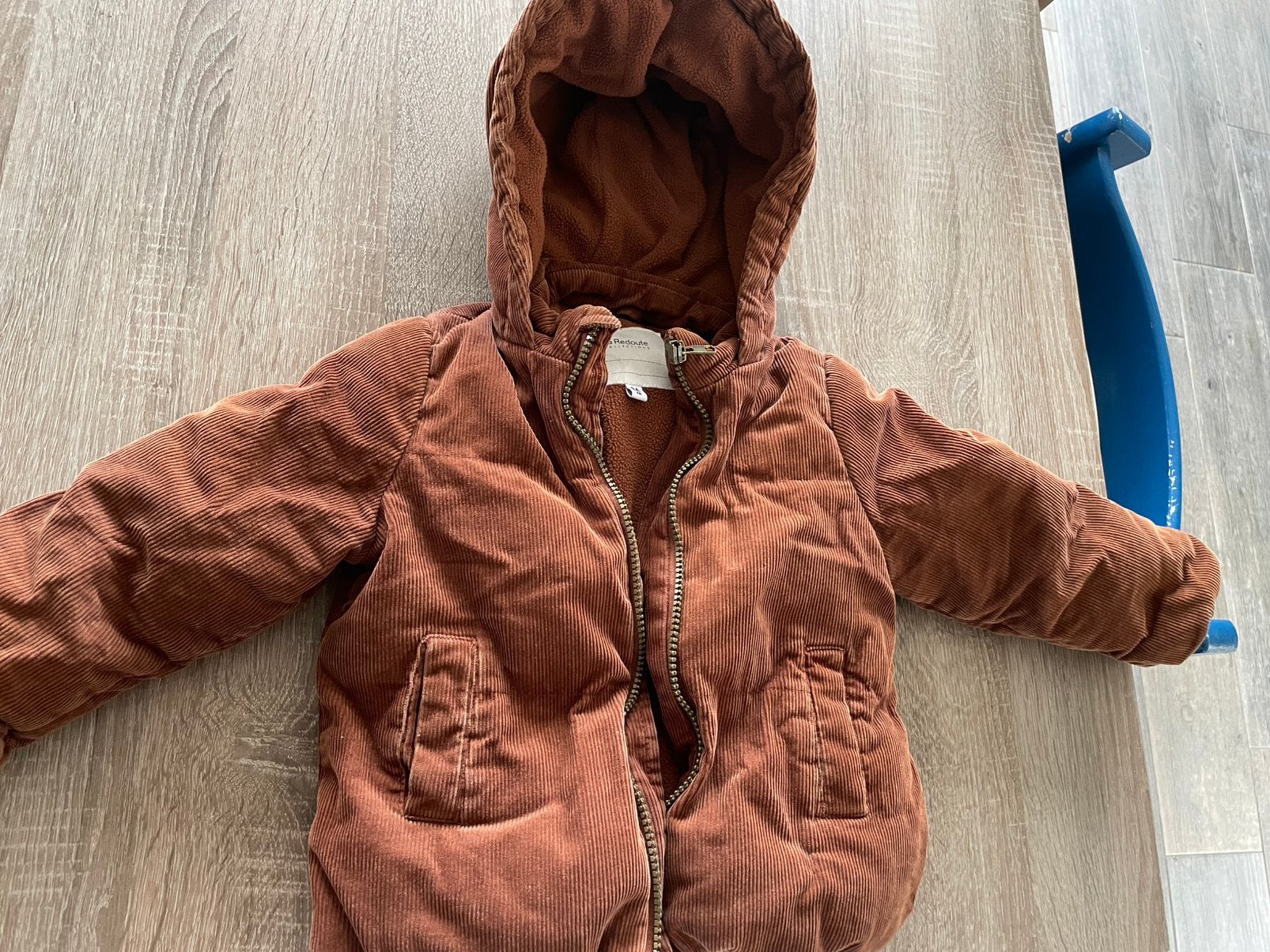 Velours winterjasje 3 jaar, Enfants & Bébés, Enlèvement ou Envoi, Utilisé, Garçon ou Fille, Manteau