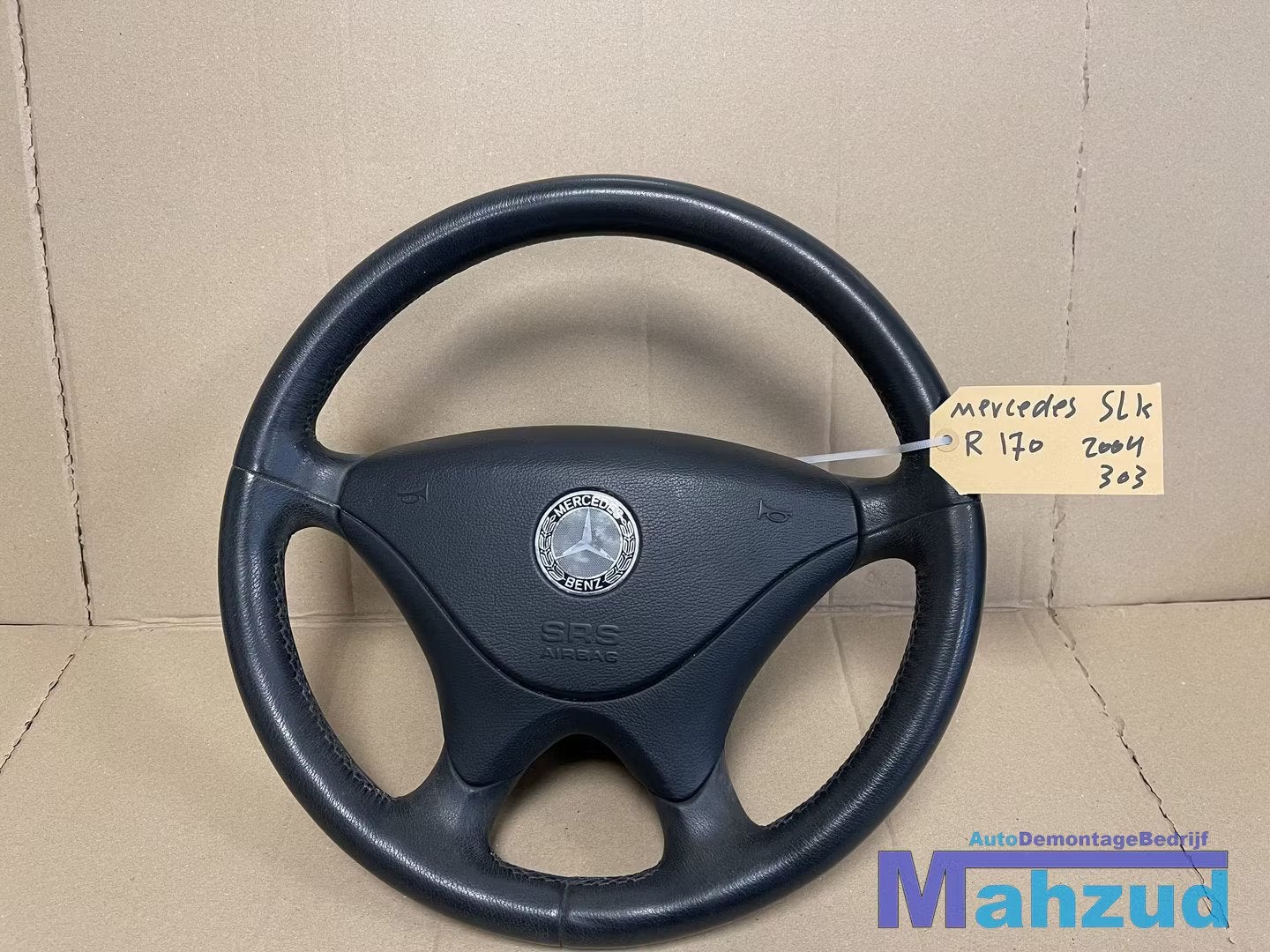 MERCEDES SLK R170 W208 Stuurwiel stuur leer zwart met airbag, Gebruikt, Mercedes-Benz AG, Mercedes-Benz, Mercedesstrasse 120
70372  Stuttgart, DE