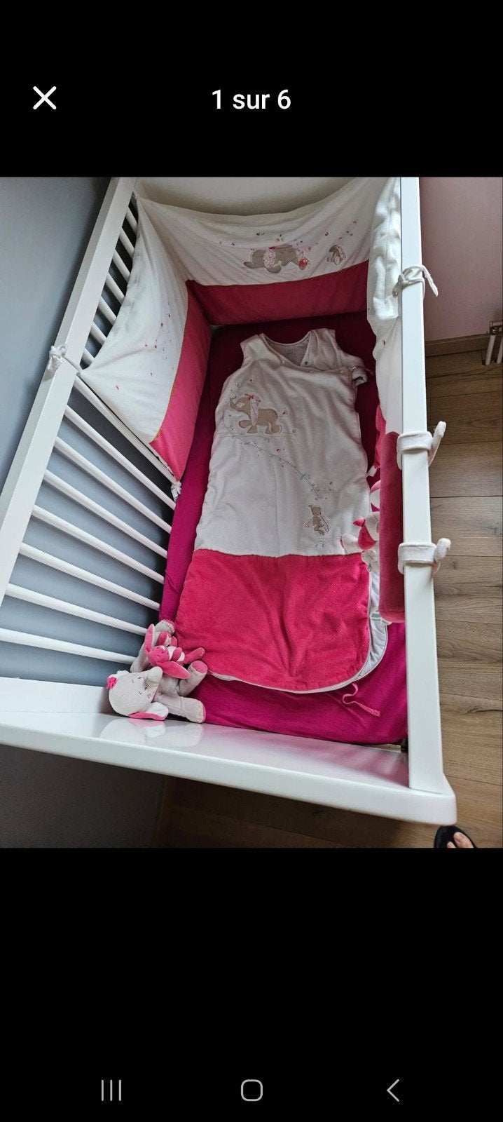 lit pour bébé 3 positions, Enlèvement, Utilisé, Moins de 140 cm, Moins de 70 cm