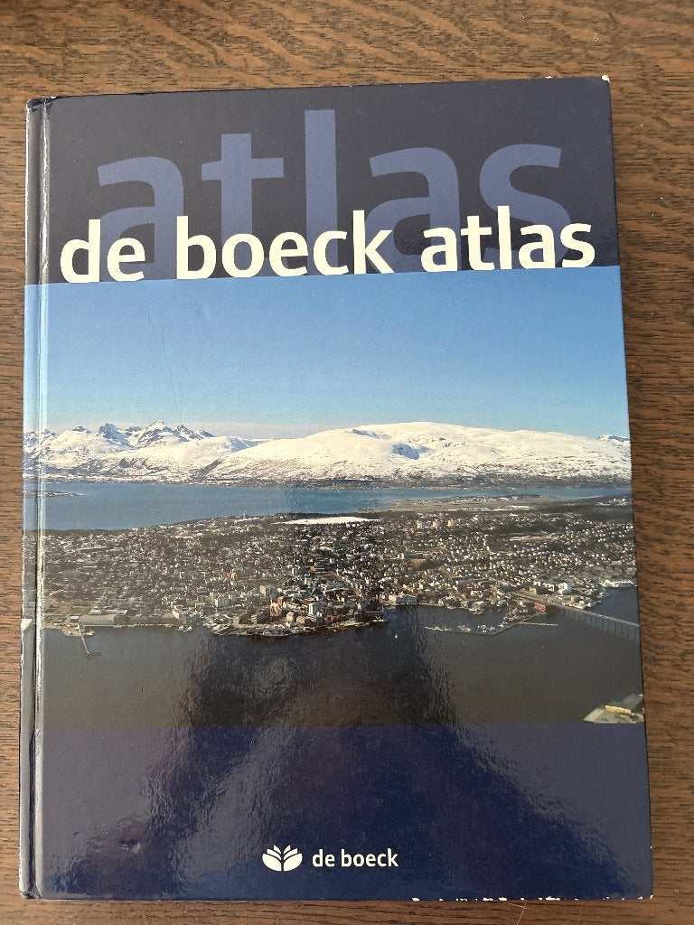 Atlas de Boeck, Jacques Merchiers; Philippe de Maeyer, Enlèvement ou Envoi, Utilisé, Secondaire