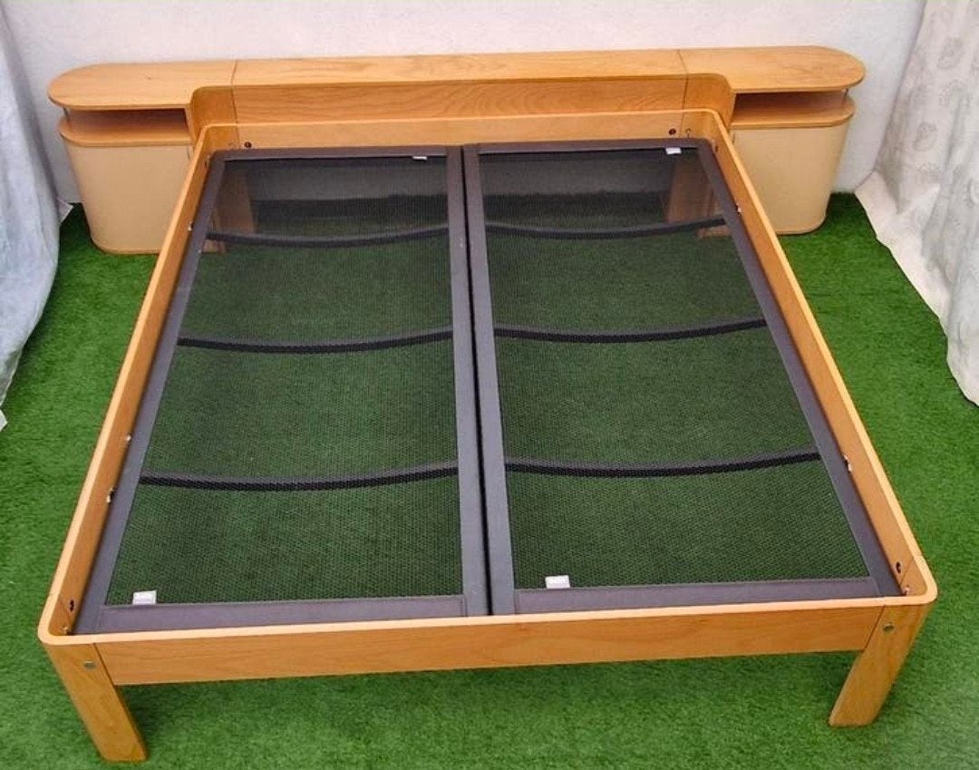 Auping Auronde Bed 180x200cm met Achterwand en Nachtkastjes, Ophalen of Verzenden