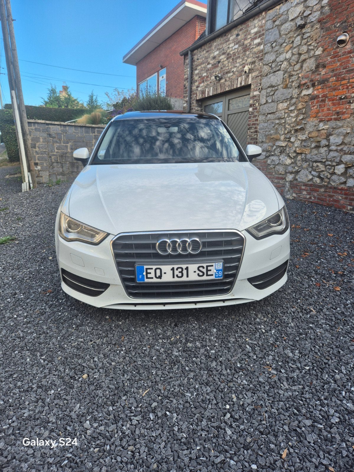 audi A3, Autos, Volant multifonction, Boîte manuelle, 5 portes, Blanc