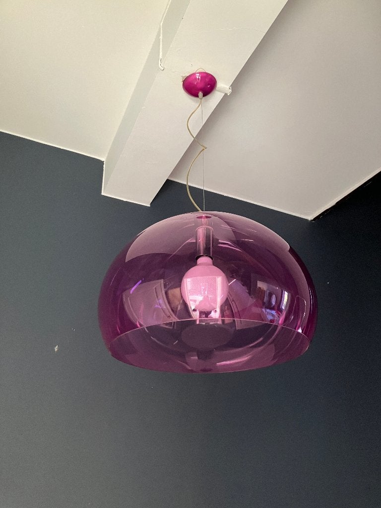 Kartell FL/Y-lamp, Huis en Inrichting, Lampen | Hanglampen, Ophalen, Kunststof, Gebruikt, E27 (groot)