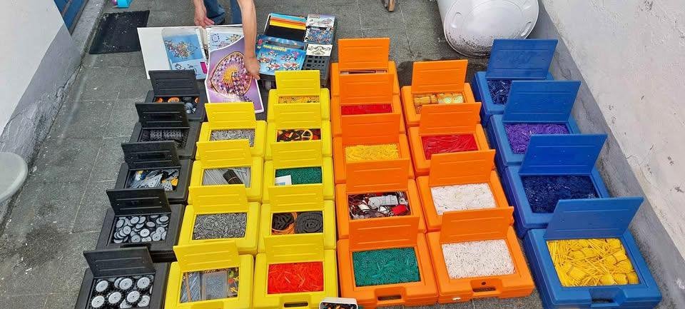 Gigantische collectie K’nex, Ophalen, Zo goed als nieuw