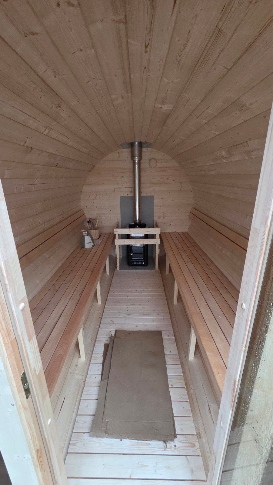 Livraison et installation gratuites d'un sauna en tonneau de, Enlèvement ou Envoi