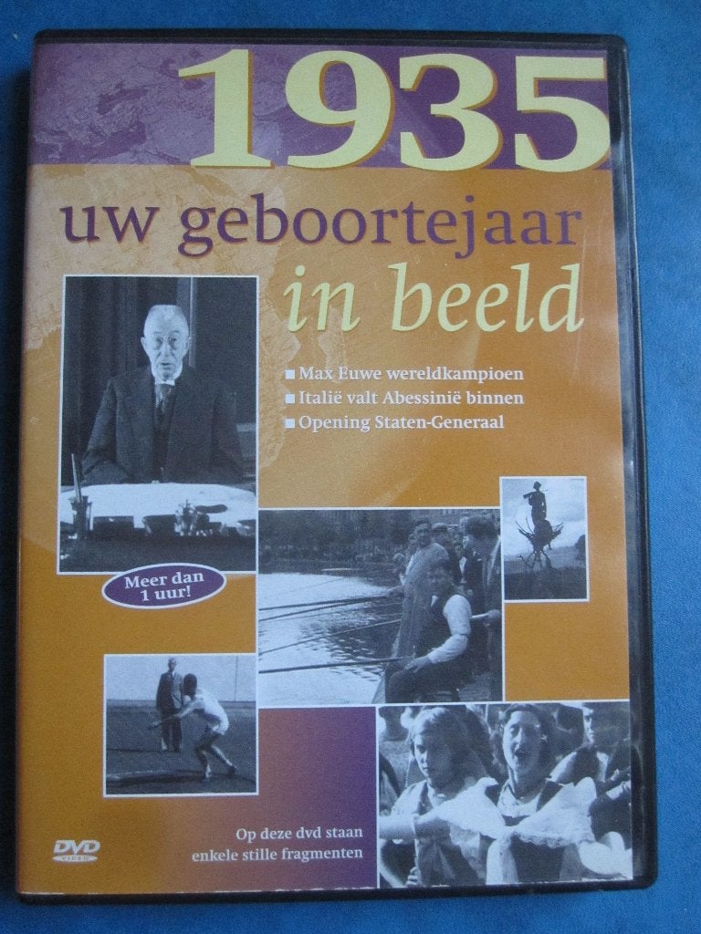 Votre année de naissance en images 1935, CD & DVD, Enlèvement ou Envoi, Tous les âges, Comme neuf, Politique ou Histoire