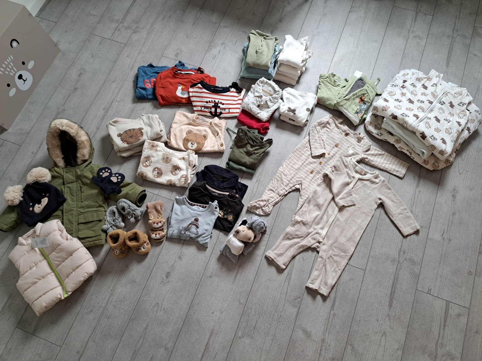 Pakket kleding herfst/winter maat 74 jongen, Enlèvement
