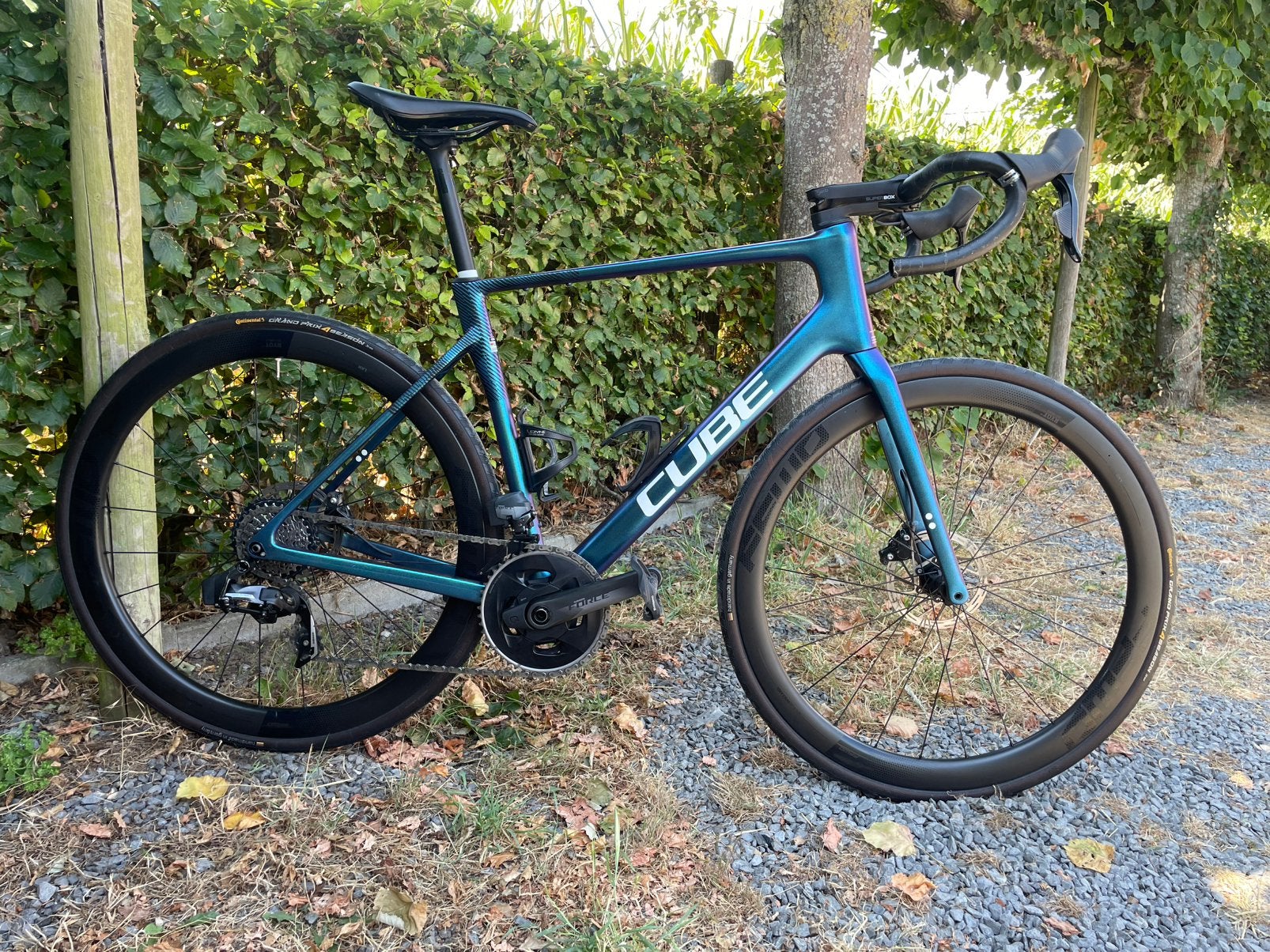Cube atain (56), Fietsen en Brommers, Ophalen, Carbon, Heren, Zo goed als nieuw