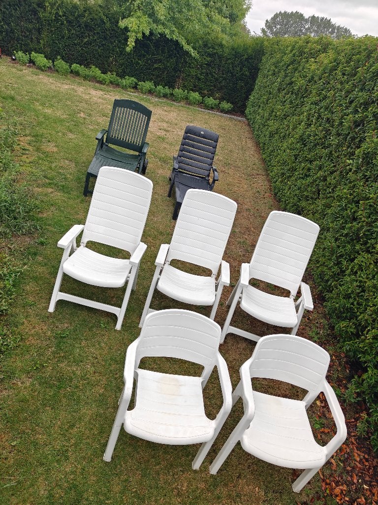 Tuinstoel, Tuin en Terras, Ophalen, Gebruikt, Kunststof