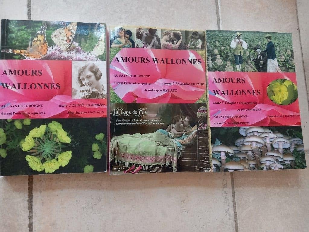Jean-Jacques Gaziaux, Amours wallonnes, oeuvre complète, Livres, Enlèvement ou Envoi, 20e siècle ou après, Comme neuf