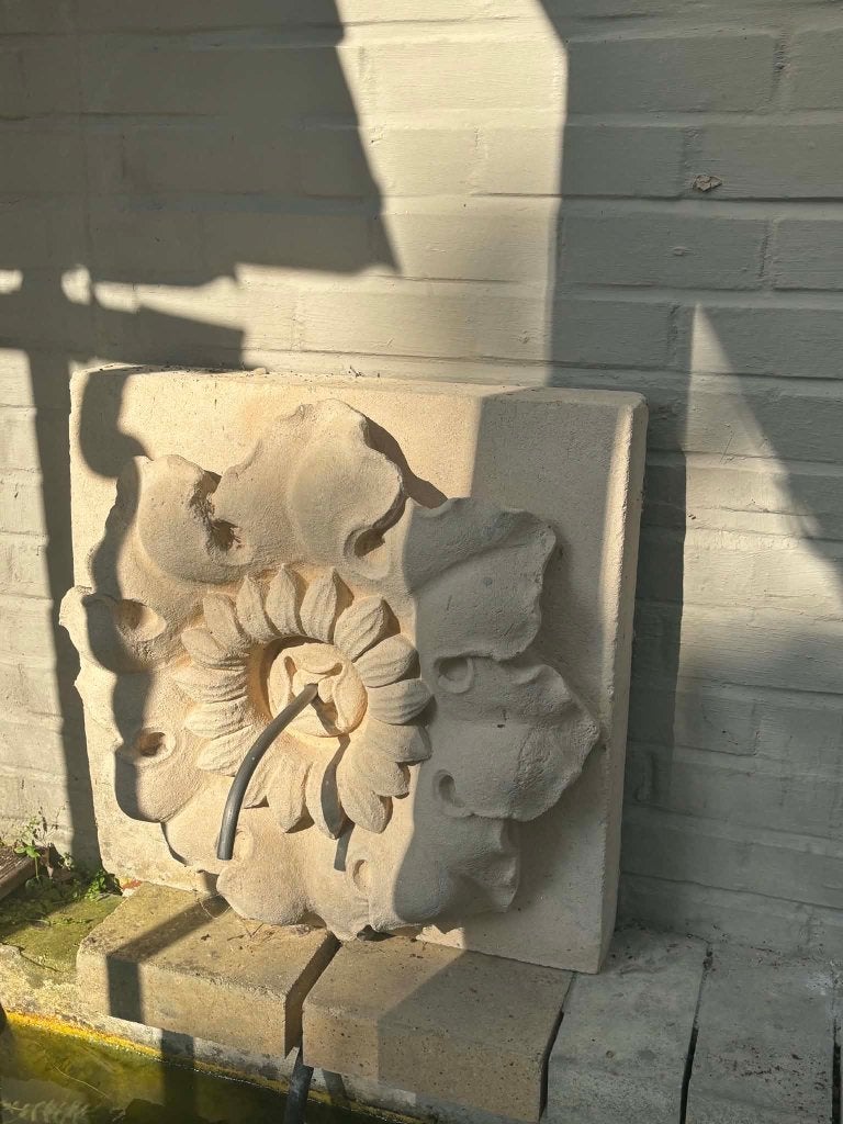 Antiek fontein element, Ophalen, 50 - 100 cm, Handgemaakt, Beeld