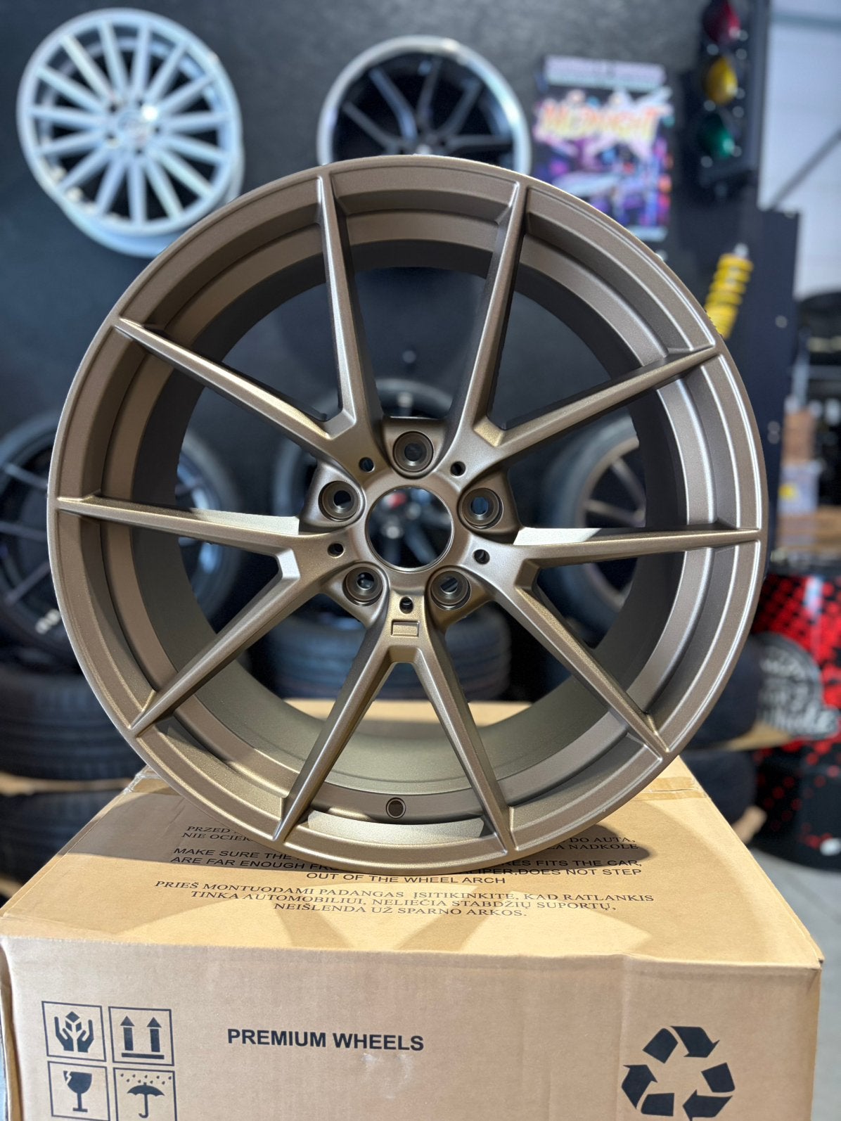 19” style 763m velgen matt bronze, Auto diversen, Autosport-onderdelen, Ophalen, Nieuw