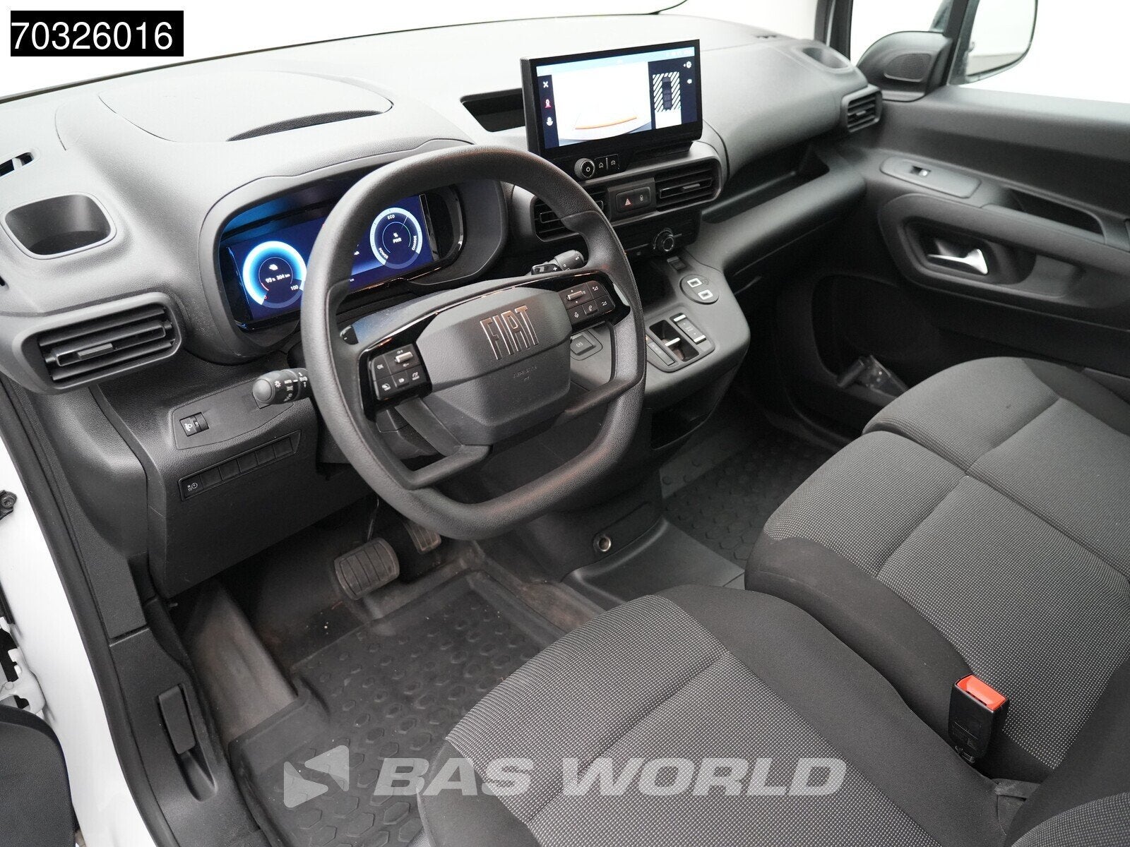 Fiat e-Doblo 136pk Elektrisch 50kWh 343km WLTP L1H1 Navi Air, Auto's, Parkeersensor, Stof, Gebruikt, 136 pk