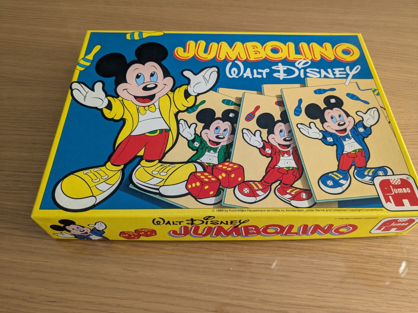 Vintage Disney Jumbolino (Jumbo, 1989) – Mickey Mouse – Comp, Ophalen of Verzenden, Mickey Mouse, Gebruikt, Overige typen