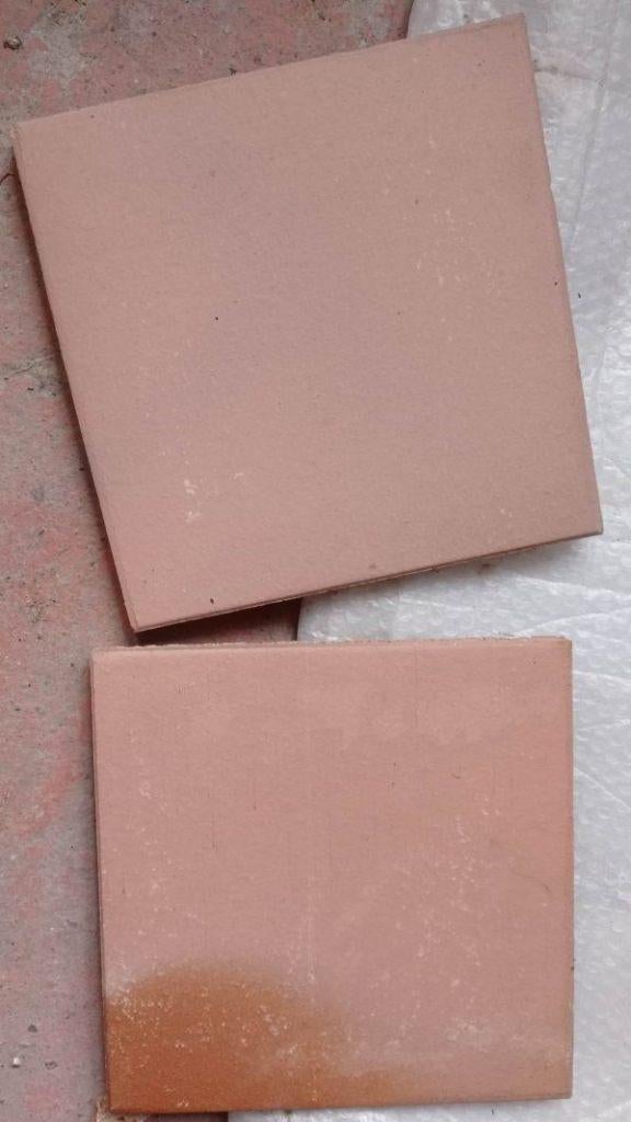 Lot de tomettes rosées neuves Terre cuite 26x26 30e/m2 (5m²), Enlèvement