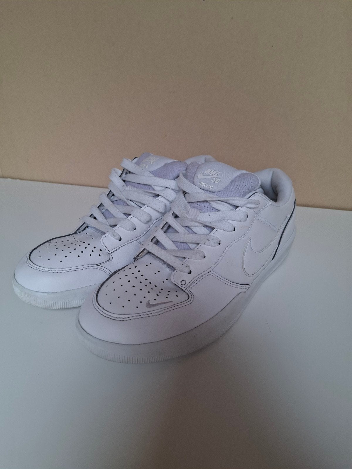 NIKE SB FORCE 58, Enlèvement ou Envoi, Nike, Porté, Blanc