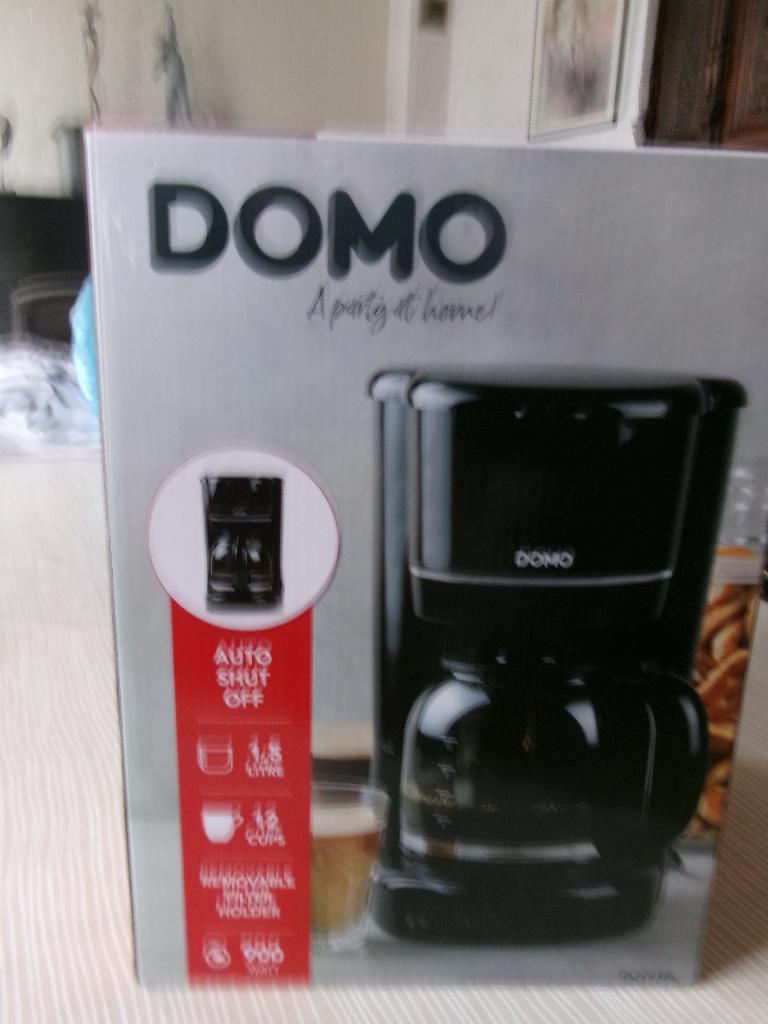 koffiezetapparaat nieuw, Ophalen